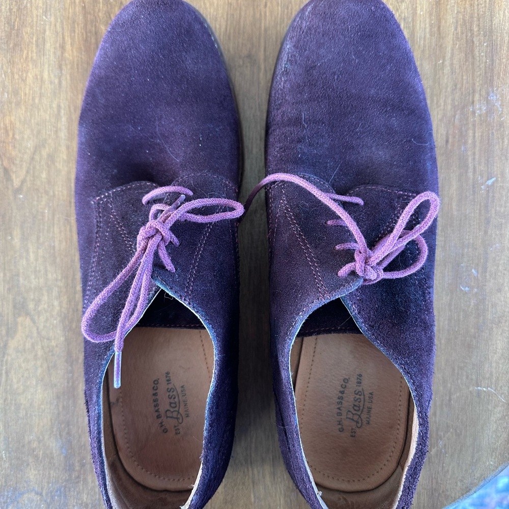 G.H. Bass & Co. Women's Purple Suede Shoes